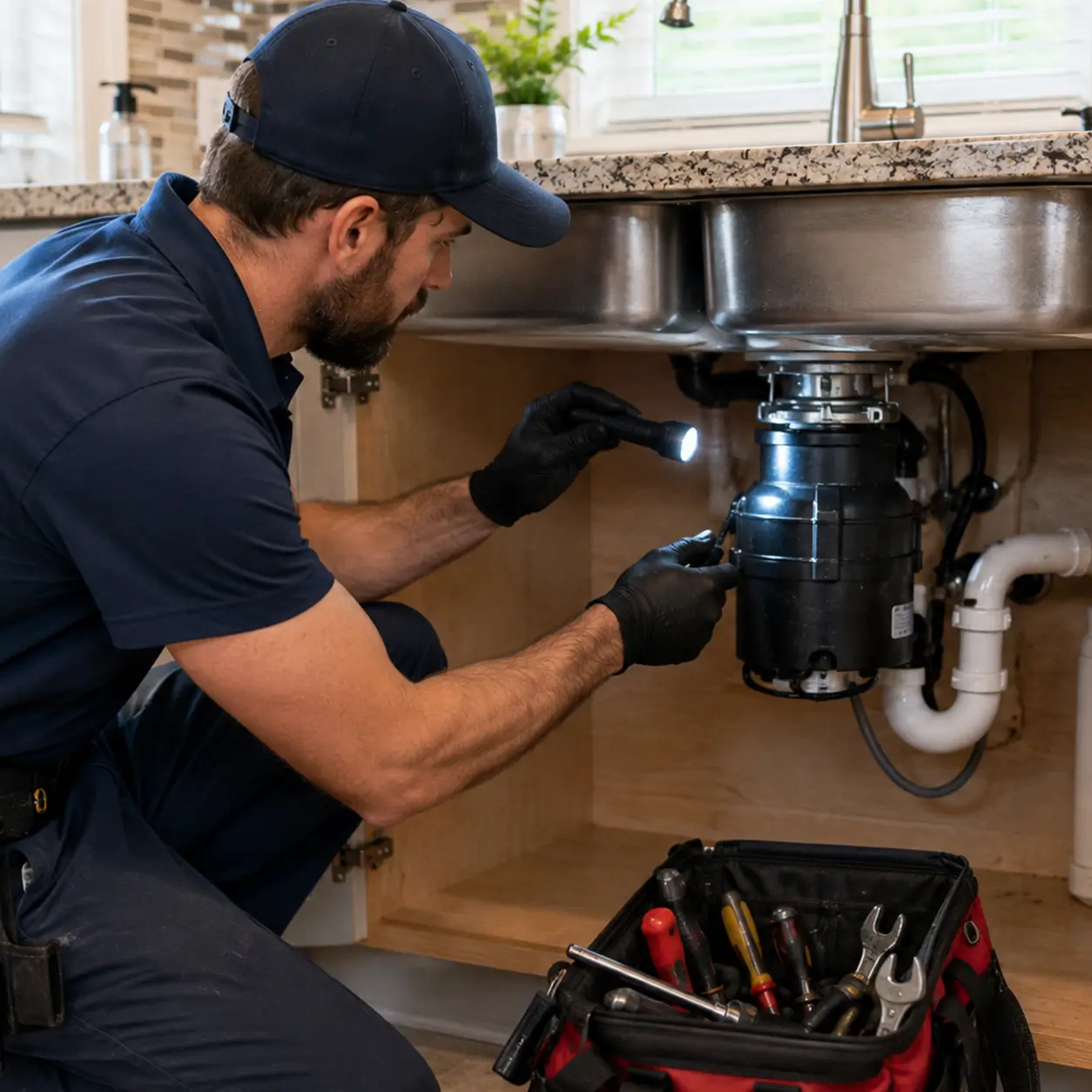 Professional garbage disposal repair Plano TX