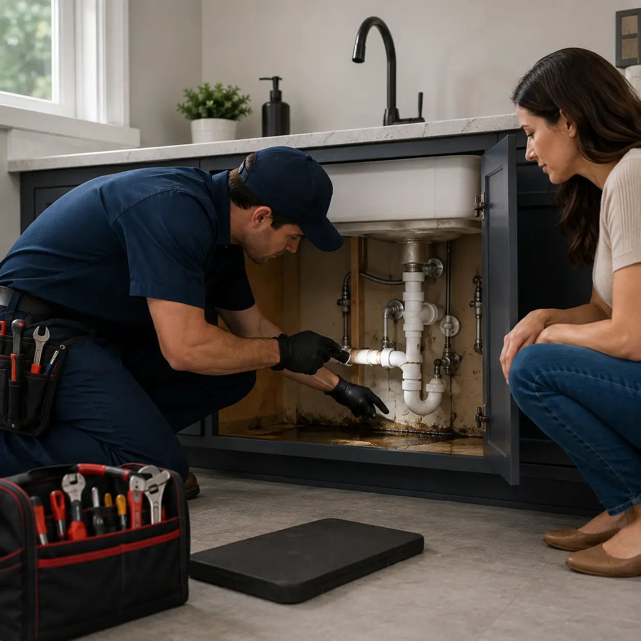 Plumber Of Plano technician providing professional plumbing service