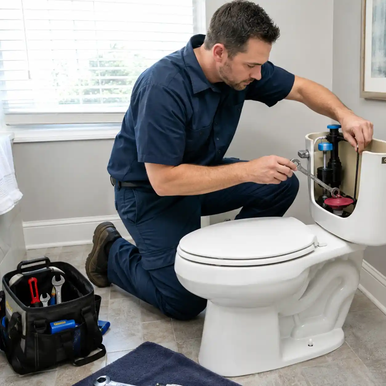 Professional toilet repair Plano TX